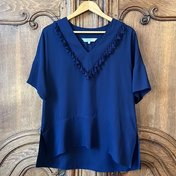 Crosby by Mollie Burch Navy Top - Picture 1 of 16